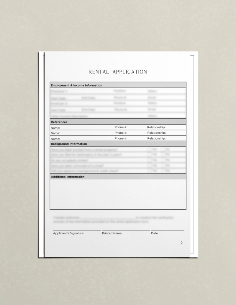 Rental Property Forms - Image 3