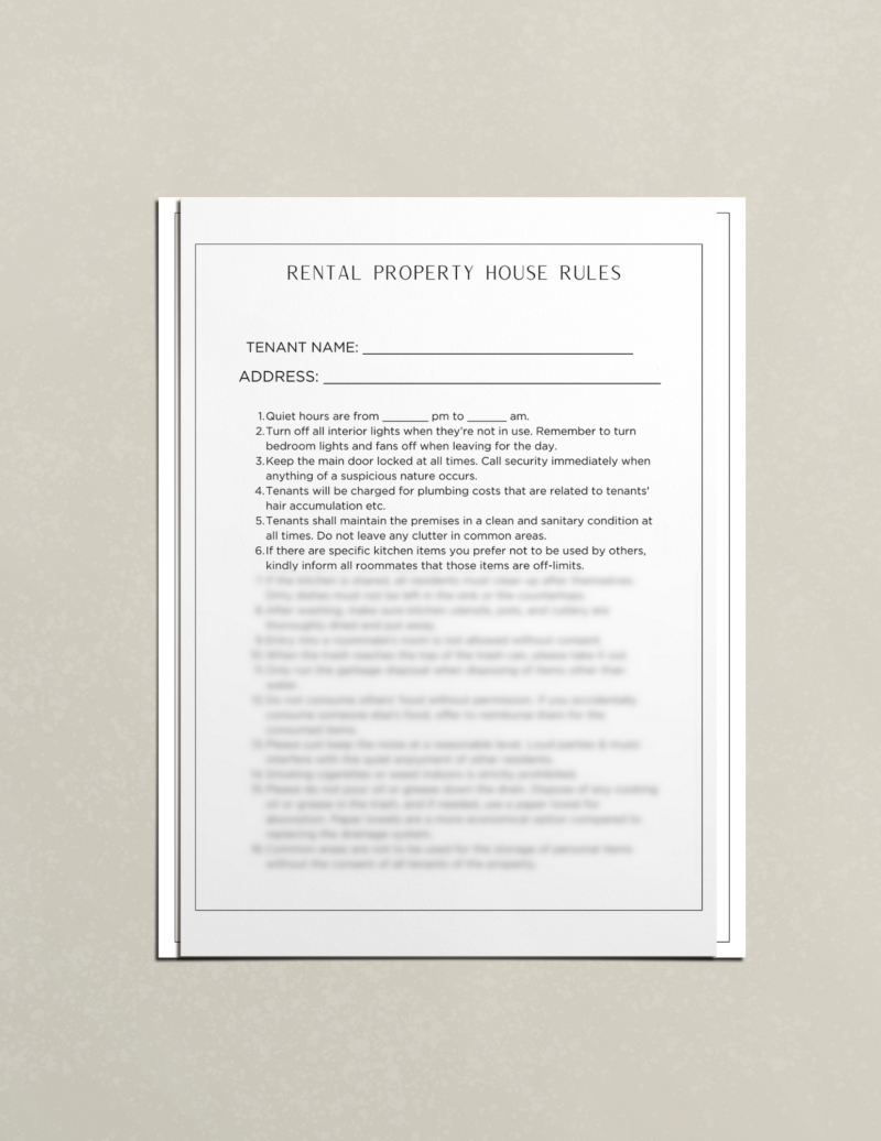 Rental Property Forms - Image 5