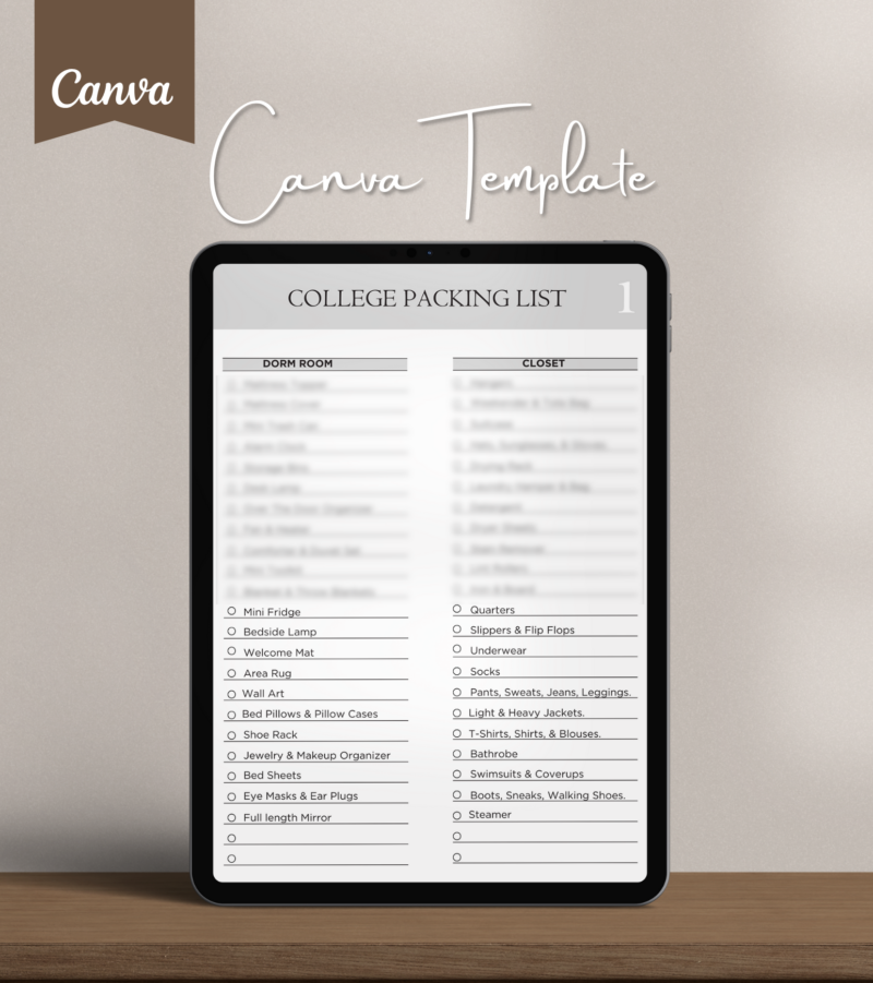 College Essentials Checklist - Image 2